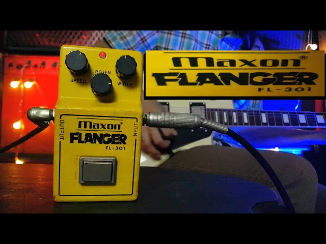 Maxon Flanger FL-301 | Pedal Test - YouTube