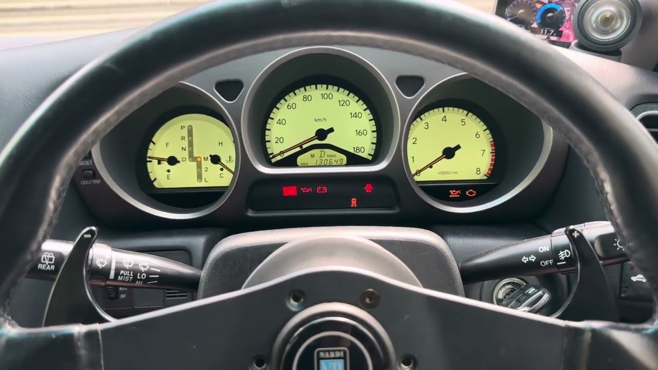 ステアリング交換＆社外パドルシフト取り付け（トヨタ アリスト・16系