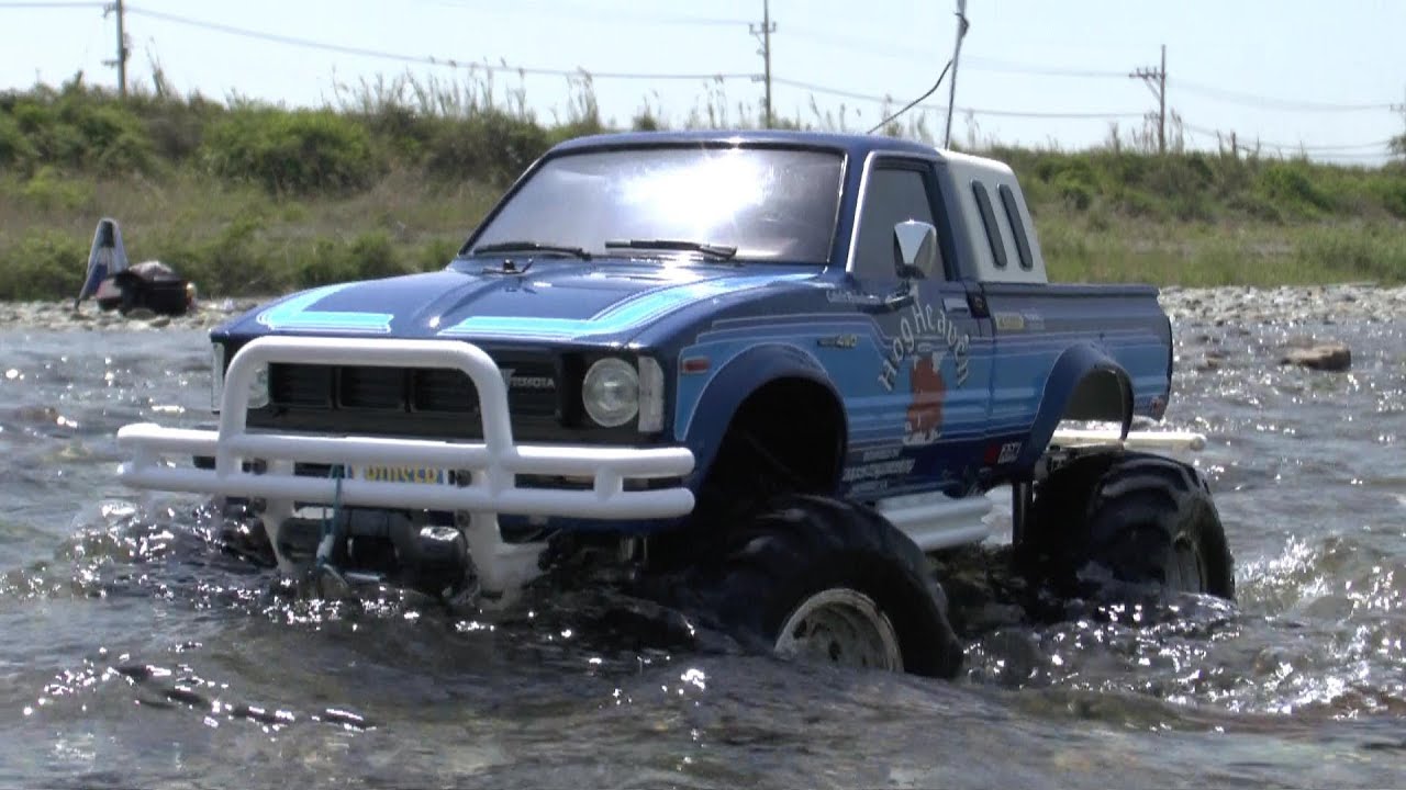 TAMIYA HILUX BRUISER Underwater Running タミヤハイラックス