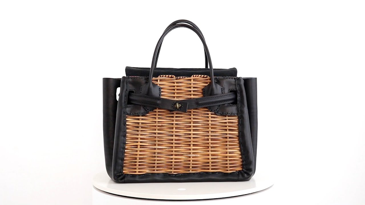 ebagos オイルショルダー・ベルトバッグトート型 BLACK（スタイリスト