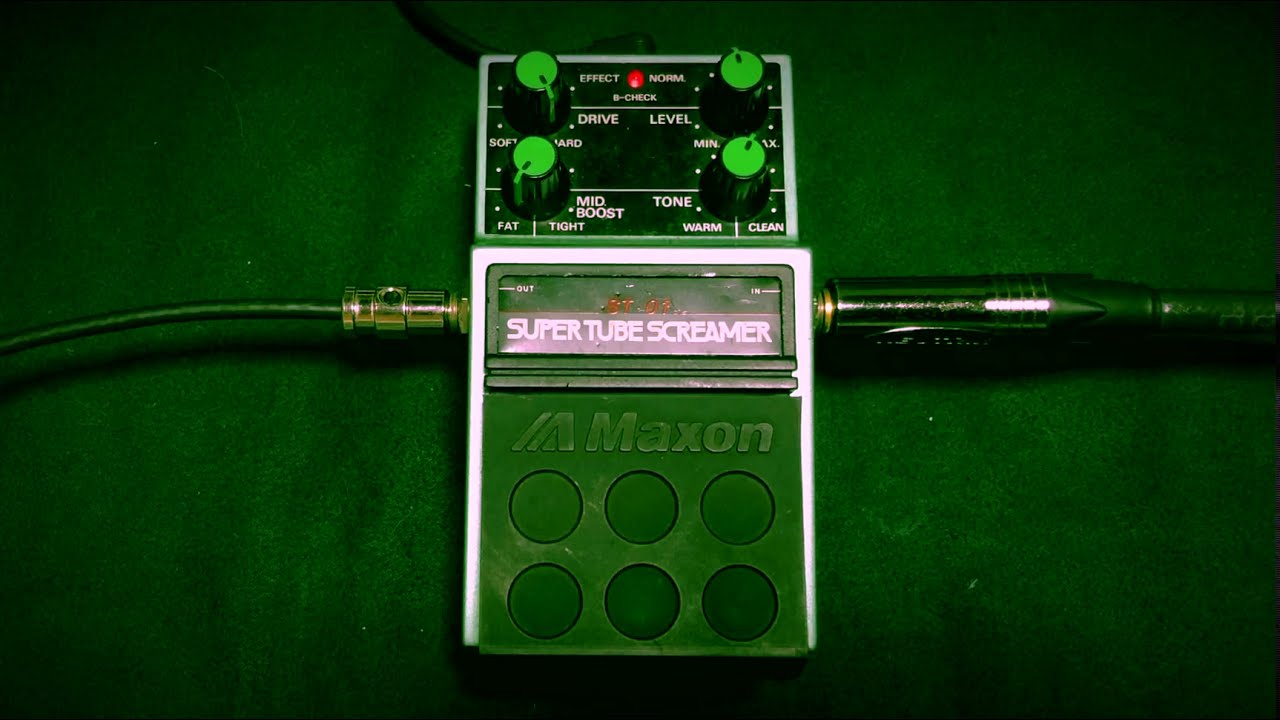 Maxon ST-01 Super Tube Screamer - DEMO & Review 【魔法の箱研究所