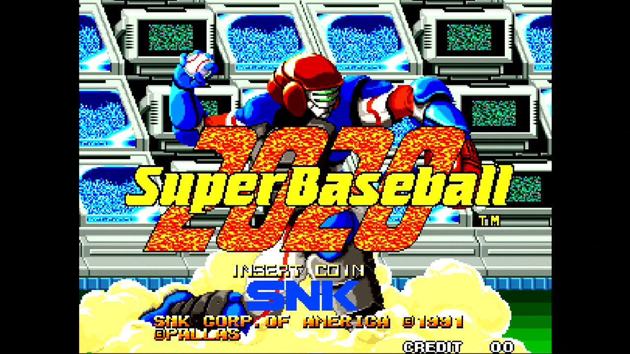 Super Baseball 2020 - Neo Geo Arcade Gameplay - SNK 1991 - YouTube