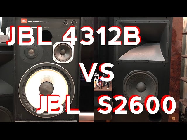 Overwhelming Difference!?] JBL4312B VS JBL S2600! What are the