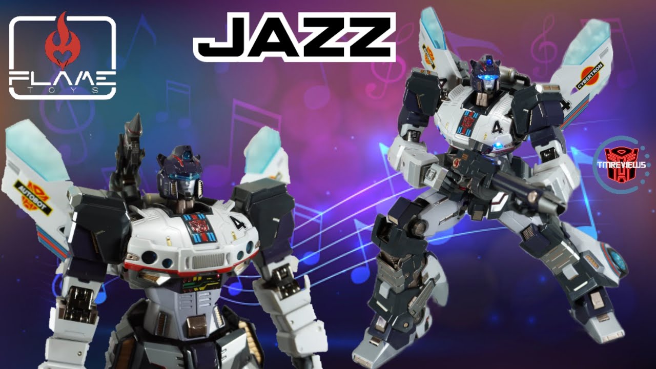 Flame Toys Kuro Kara Kuri Transformers Jazz - YouTube