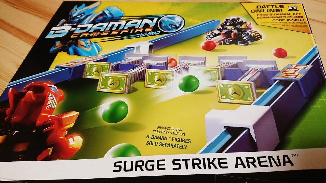It took 5 years] Unboxing SURGE STRIKE ARENA! B-DAMAN CROSSFIRE