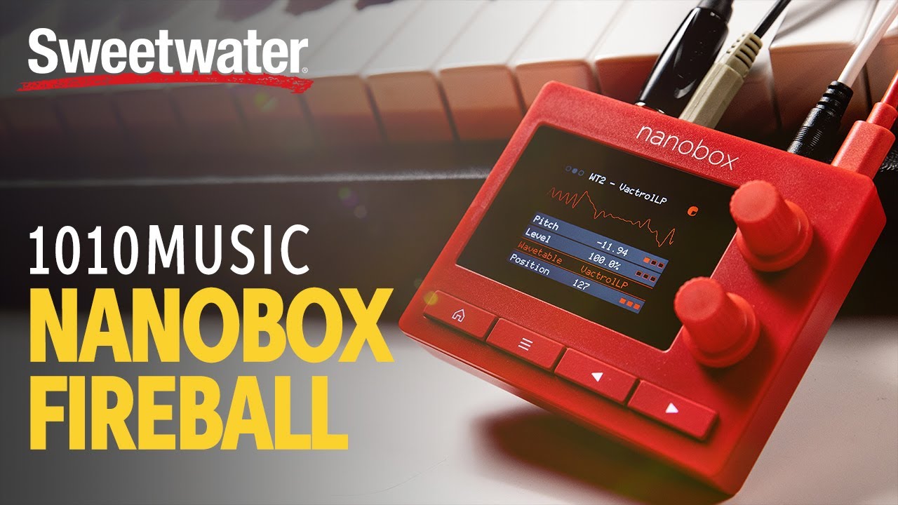 1010music Nanobox Fireball Wavetable Synthesizer Demo — Daniel