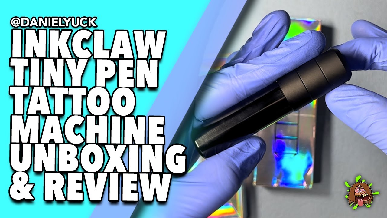 Inkclaw Tiny Pen Tattoo Machine Unboxing And Review - YouTube