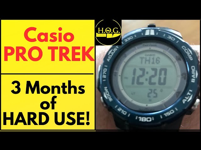 The Casio Pro Trek PRW 3100–YB | A Quick OVERVIEW (from a non