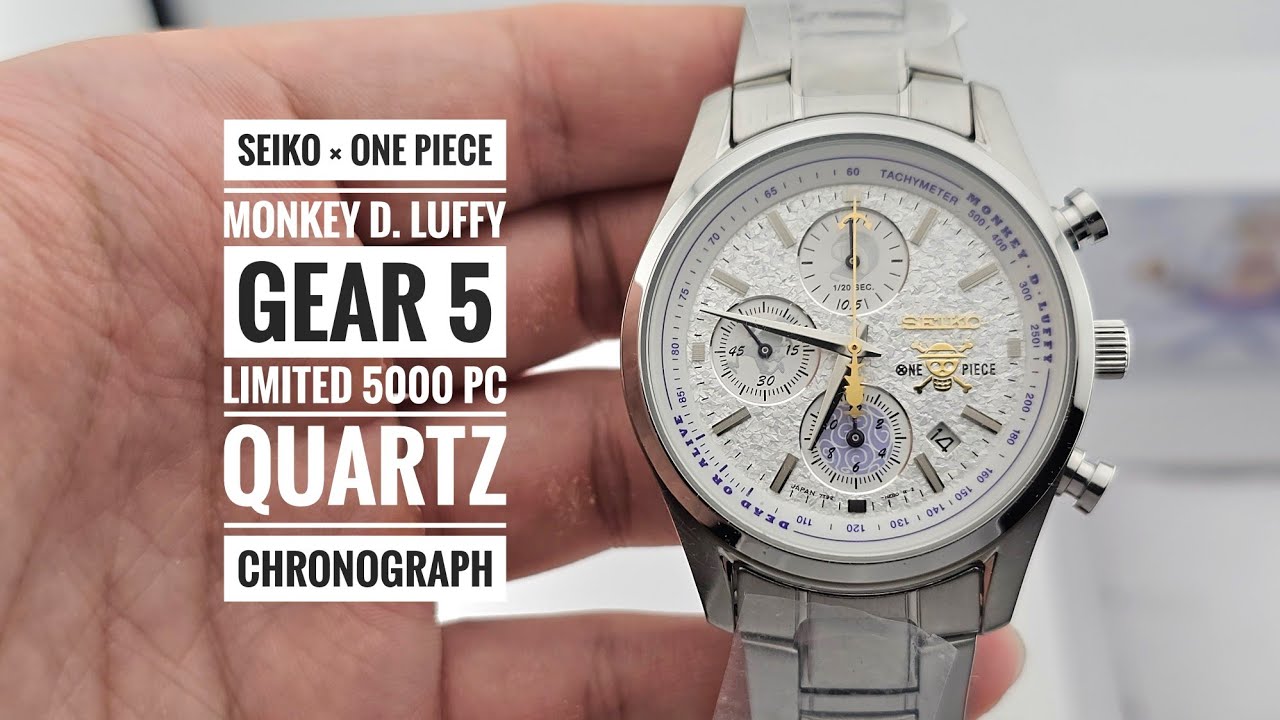 Seiko × One Piece Monkey D. Luffy Gear 5 Limited Edition 5000 Pc