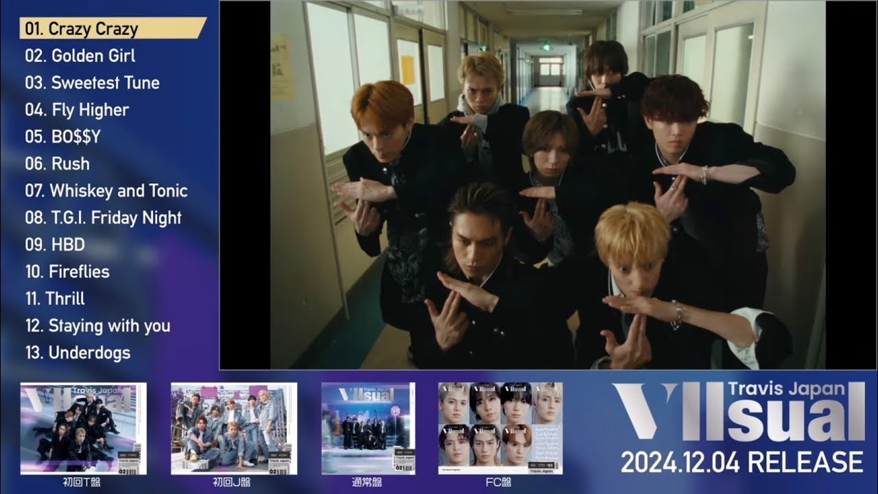 Travis Japan、2ndアルバム「VIIsual」 12月4日（水）発売