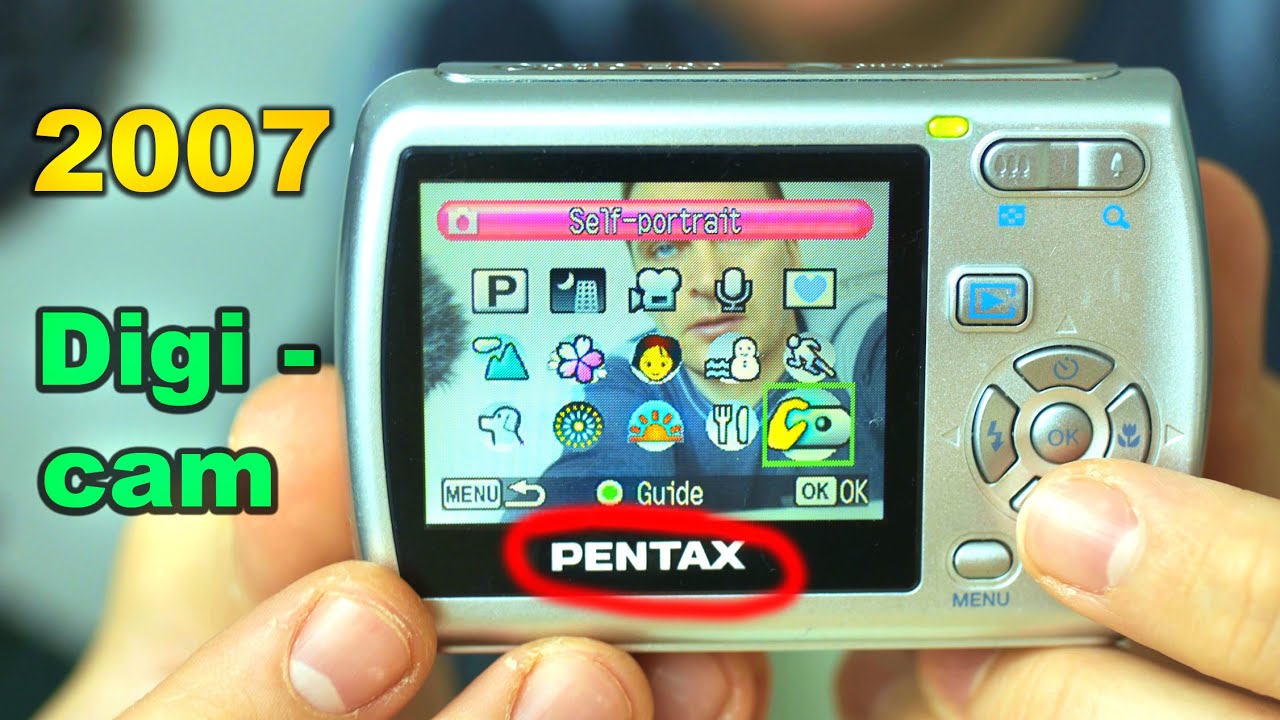 Pentax Optio E30 (digicam) 2007 Digital Photo Camera - YouTube