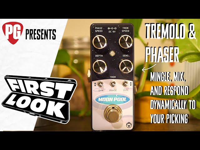 Pigtronix Moon Pool Tremvelope Phaser Demo - First Look - YouTube