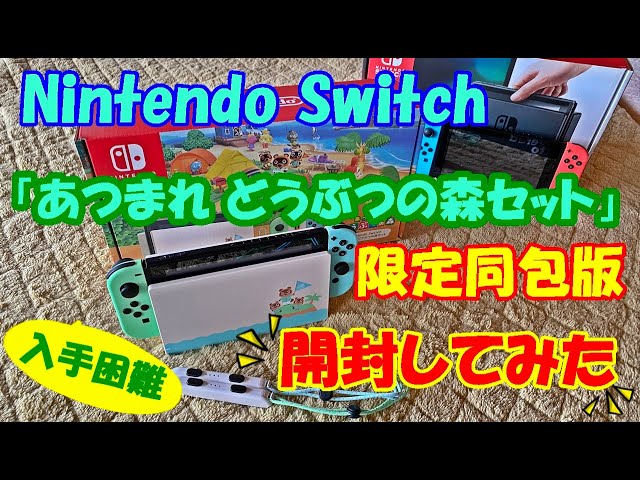 入手困難】「Nintendo Switch あつまれ どうぶつの森セット【同梱版