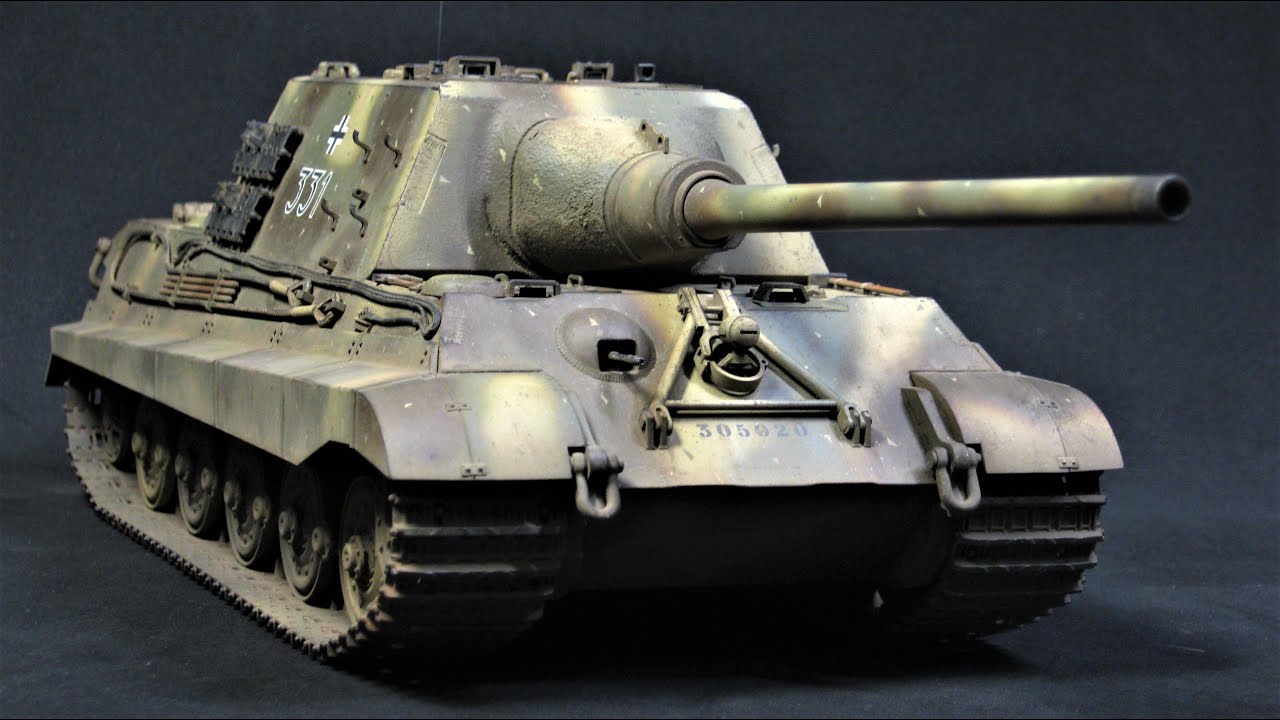 タミヤ 1/35 ドイツ重駆逐戦車 ヤークトタイガー 初期生産型