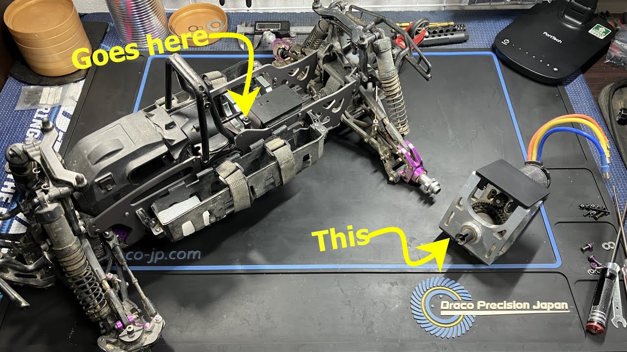 Upgrading your HPI Savage Flux with the Draco Centre Diff Set