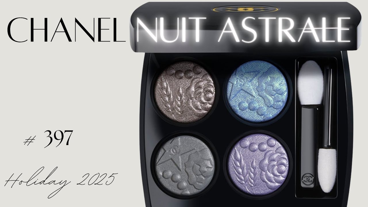 Chanel Nuit Astrale #397 Holiday 2025 eyeshadow quad - YouTube