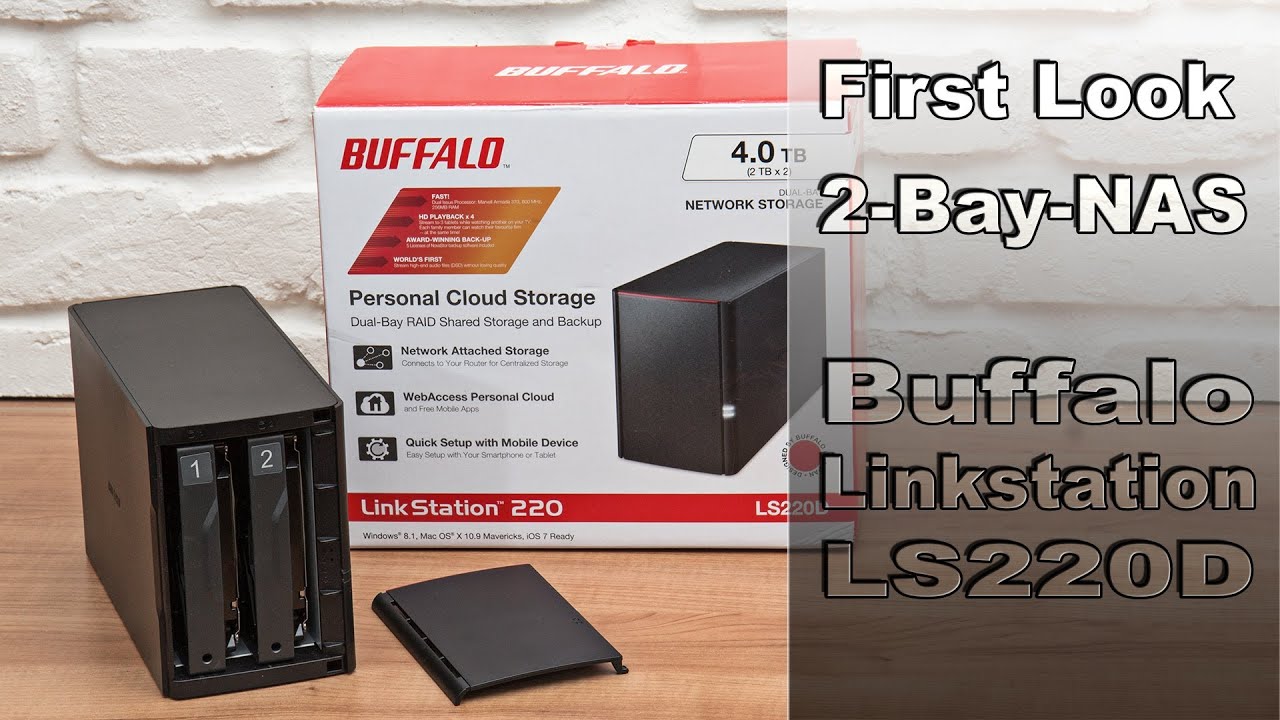 Buffalo Linkstation LS220D - First Look 2 Bay NAS & Overview - YouTube
