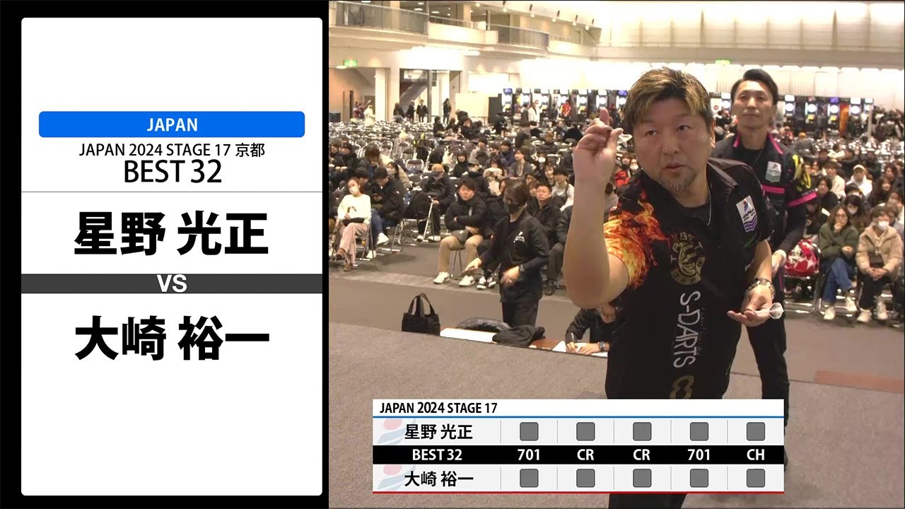 星野 光正 VS 大崎 裕一】JAPAN 2024 STAGE17 京都 BEST32 - YouTube