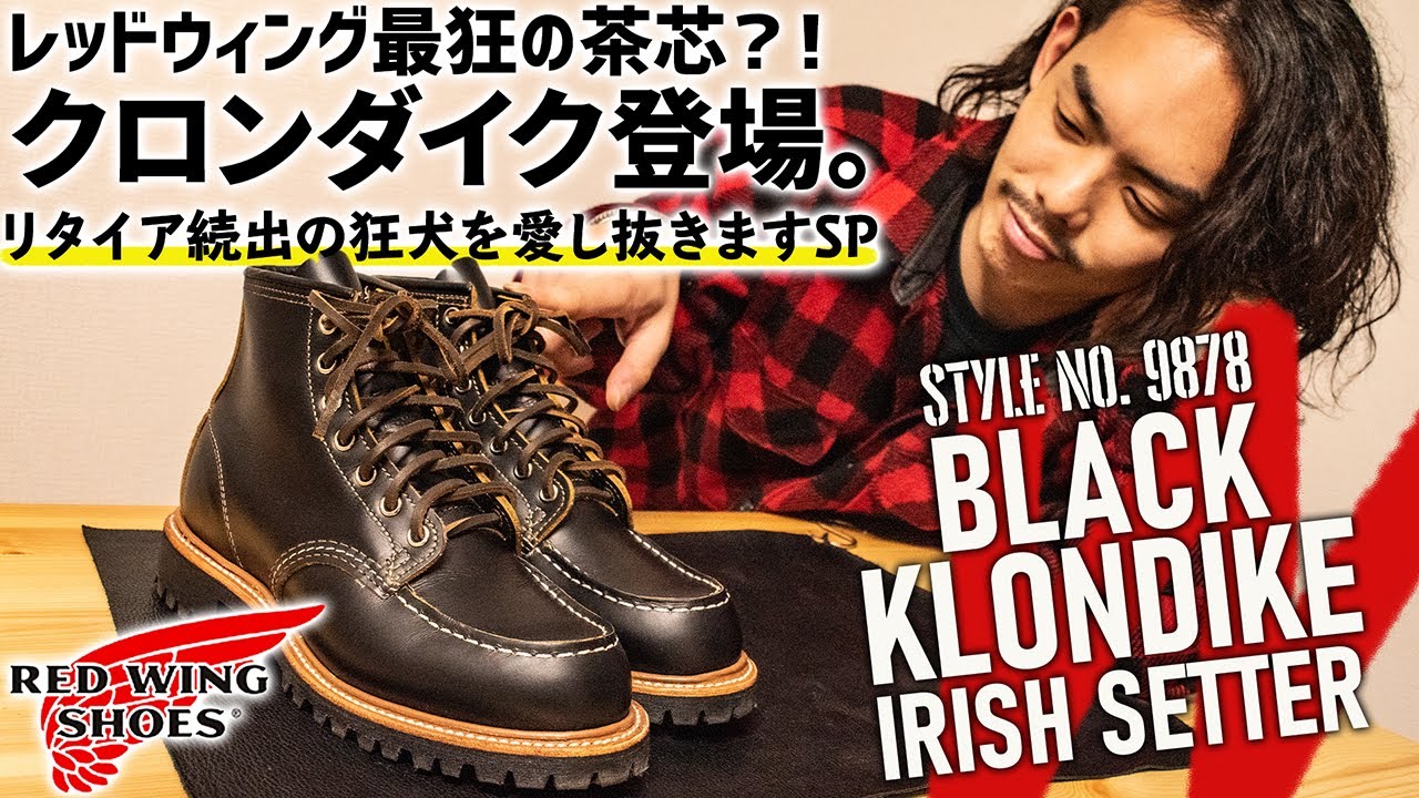 RedWing】レッドウィング廃盤の激レア茶芯アイリッシュセッター9878