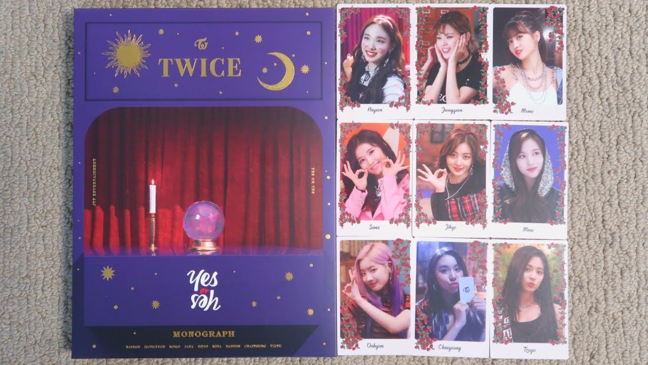 트와이스 (TWICE) YES or YES Monograph Unboxing - YouTube