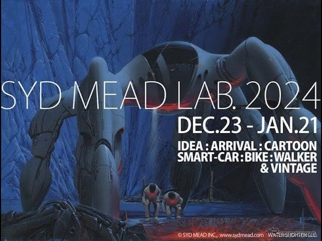 シド・ミードの世界を体感「SYD MEAD LAB.2024展」 1月21日まで開催
