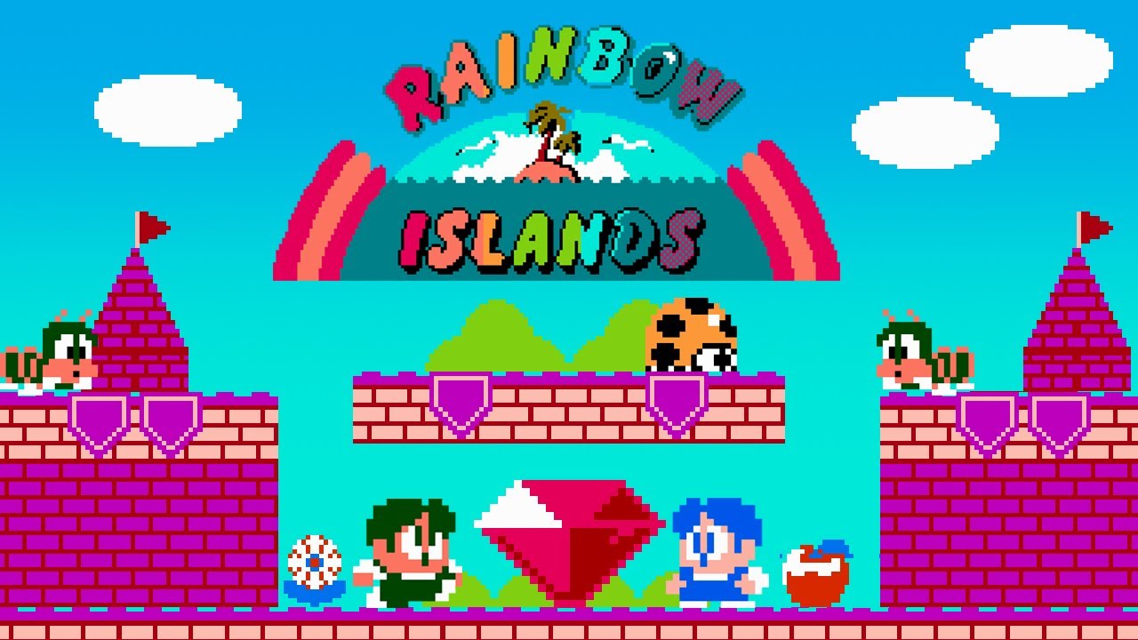 Rainbow Islands / レインボーアイランド (1987) NES [TAS] - YouTube