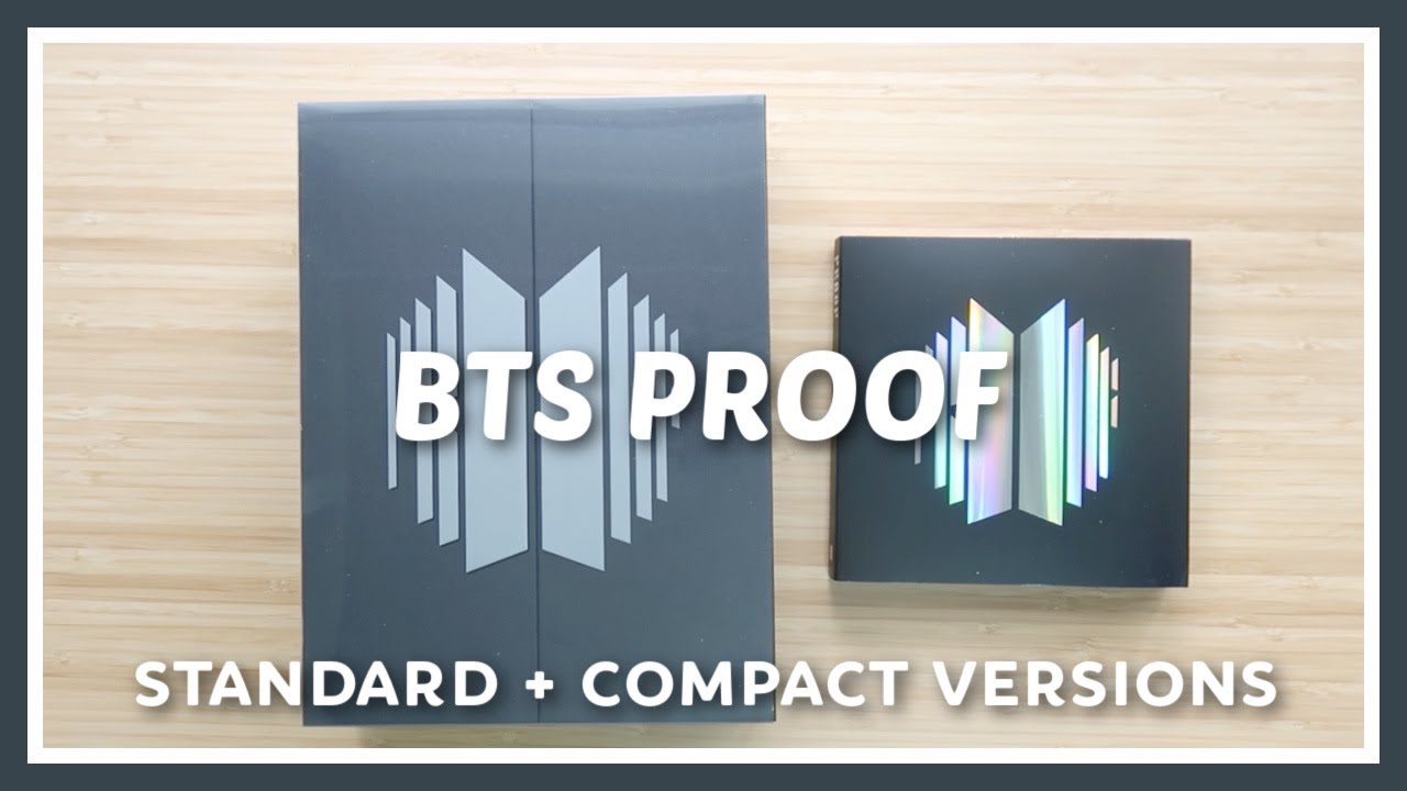 UNBOXING BTS PROOF ANTHOLOGY ALBUM: STANDARD & COMPACT VERSIONS