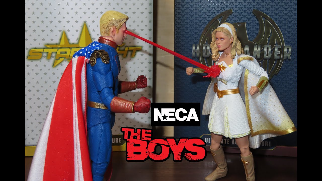 Neca THE BOYS HOMELANDER & STARLIGHT Ultimate Figure unboxing