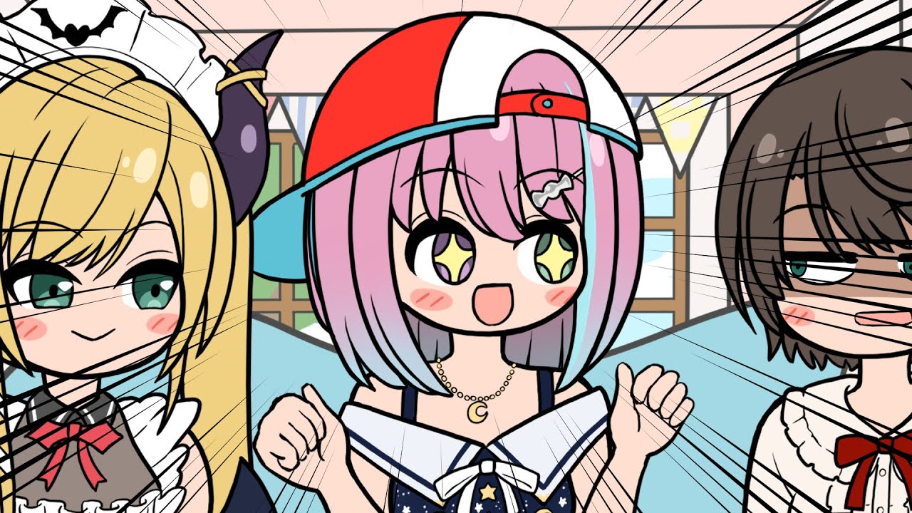 手描き】スバルとルーナの語尾【大空スバル/姫森ルーナ/癒月ちょこ