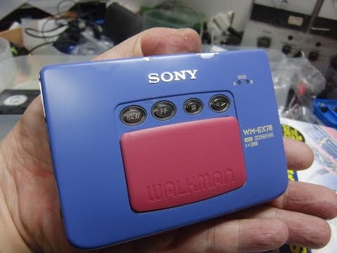 SONY 1991年 カセットウォークマン WM-EX78 - YouTube