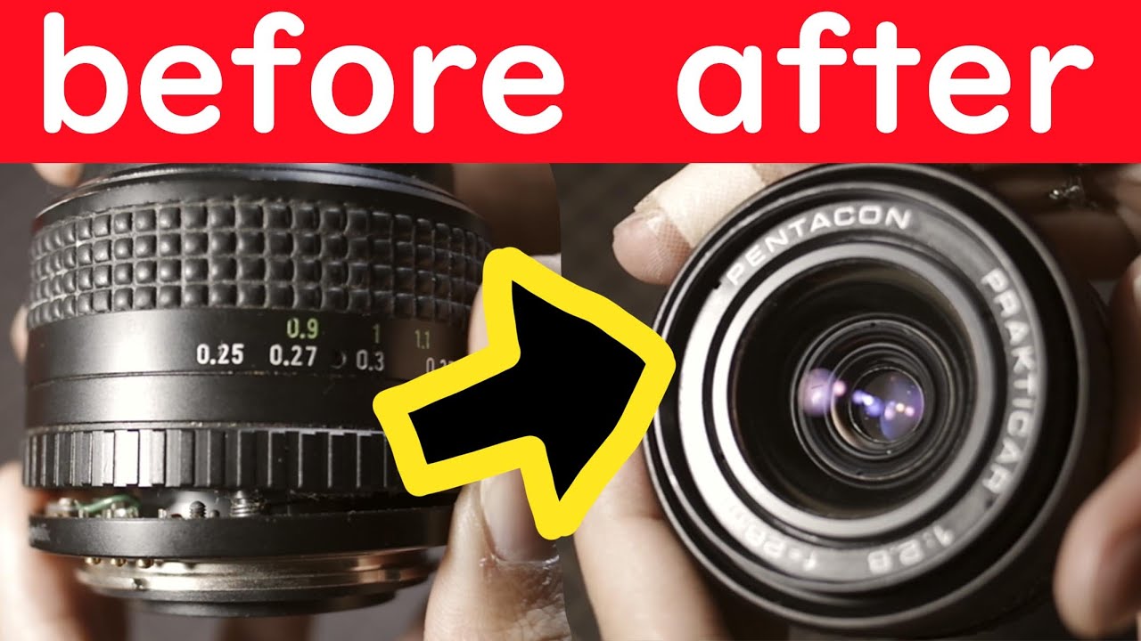 ジャンク】マウント部が壊れたレンズを分解修理清掃【ハードオフ