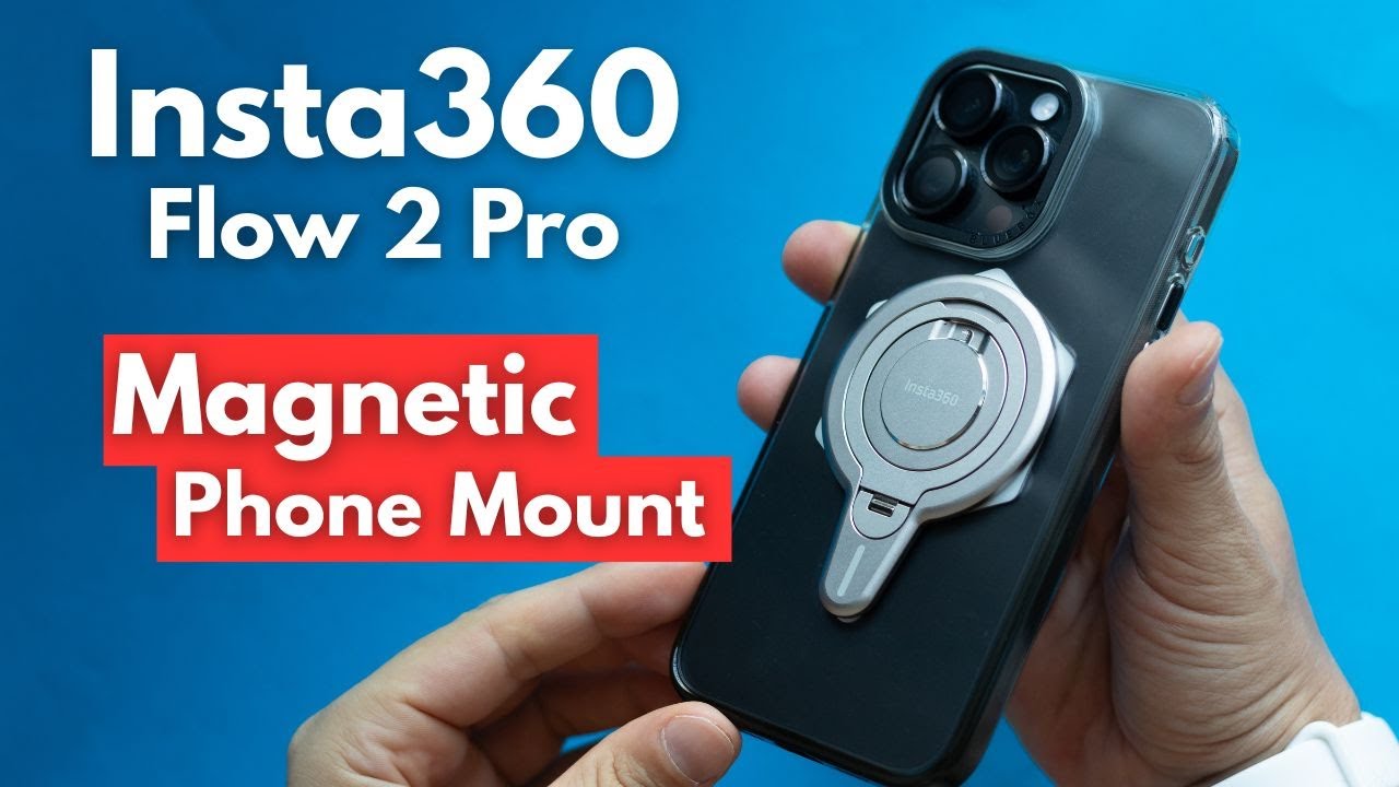 Insta360 Flow 2 Pro Magnetic Phone Mount - MagSafe accessory - YouTube