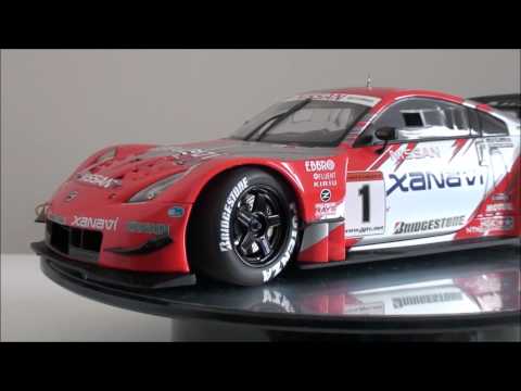1:18 AUTOart 2004 Nissan 350z Xanavi GT500 - YouTube