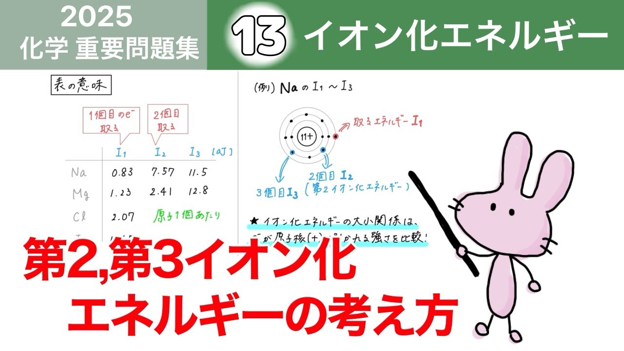 化学 重要問題集2025 解説】13 イオン化エネルギー - YouTube