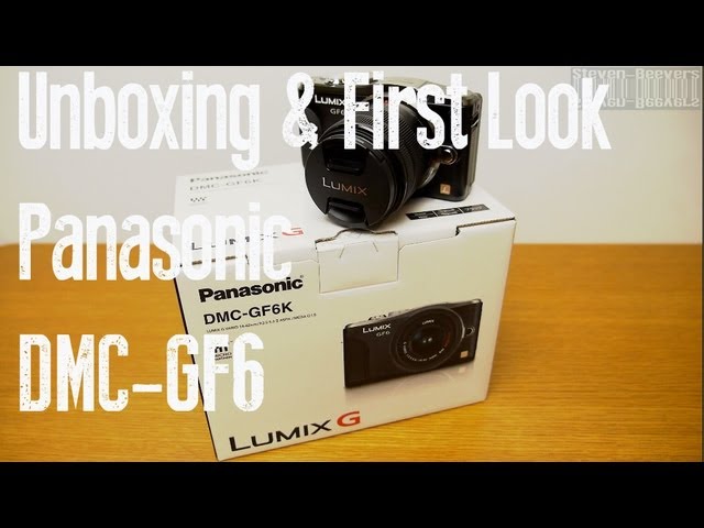 Panasonic Lumix DMC-GF6 Unboxing & First Look - YouTube