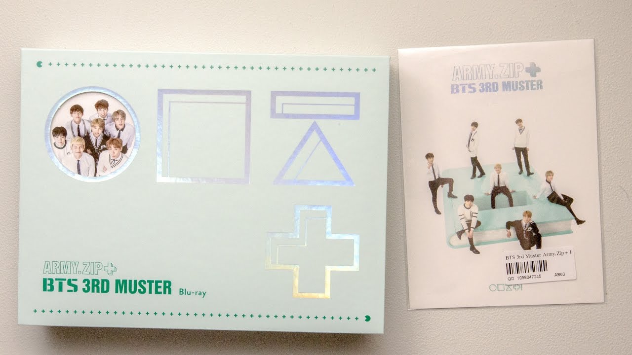 Unboxing | BTS 3rd Muster Army Zip+ Blu ray - YouTube