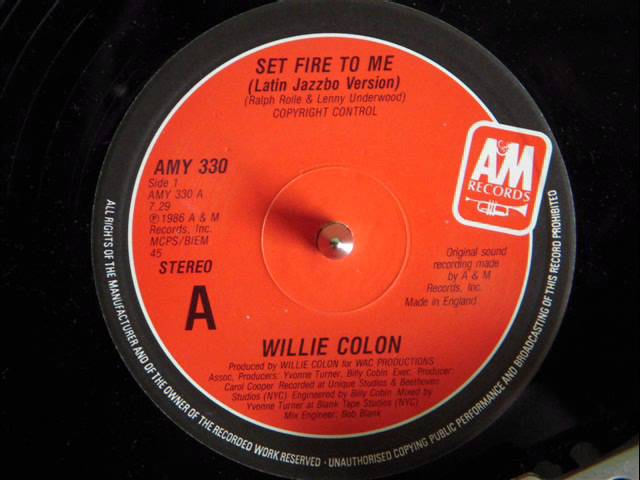 WILLIE COLON - SET FIRE TO ME - YouTube