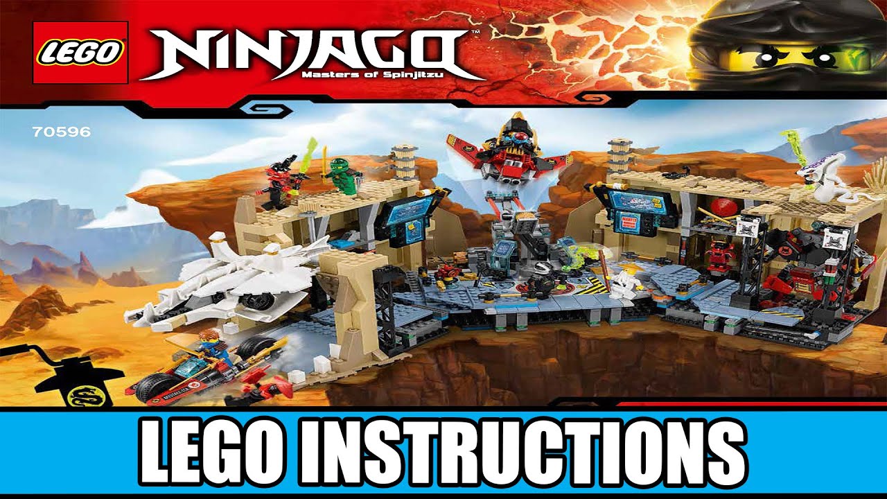 LEGO Instructions: How to Build LEGO Samurai X Cave Chaos - 70596