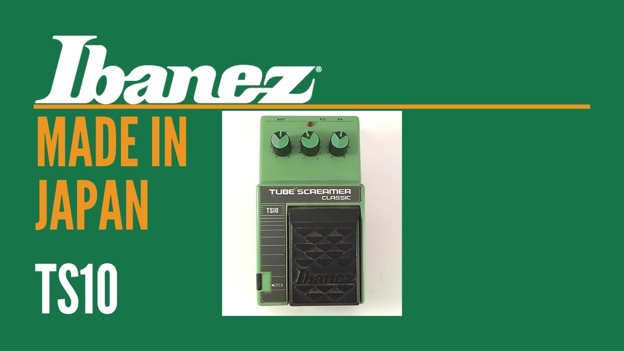 Vintage Ibanez Tube Screamer TS10 Classic Overdrive (Japan) Demo