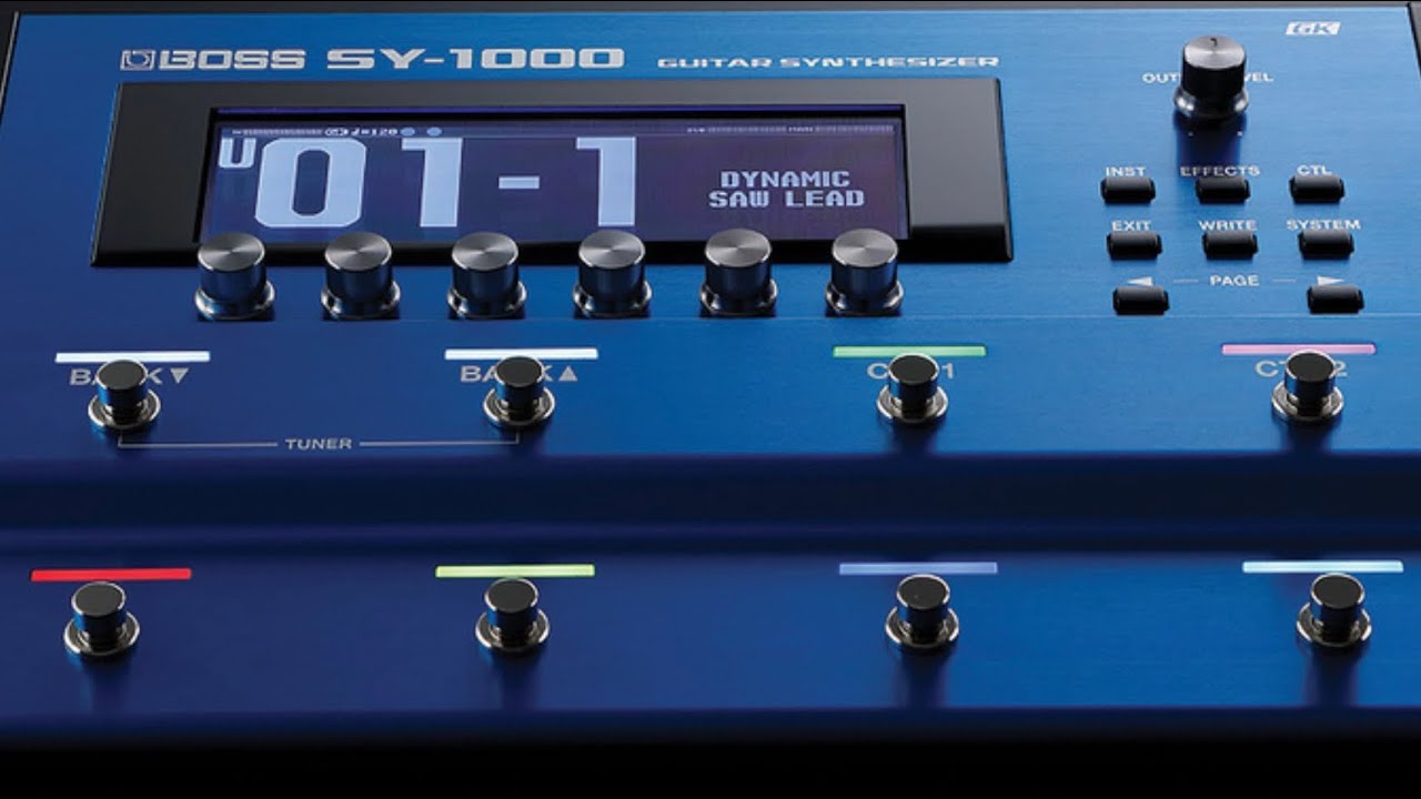 Boss SY-1000 Guitar Synthesiser - Showreel - All Sounds and