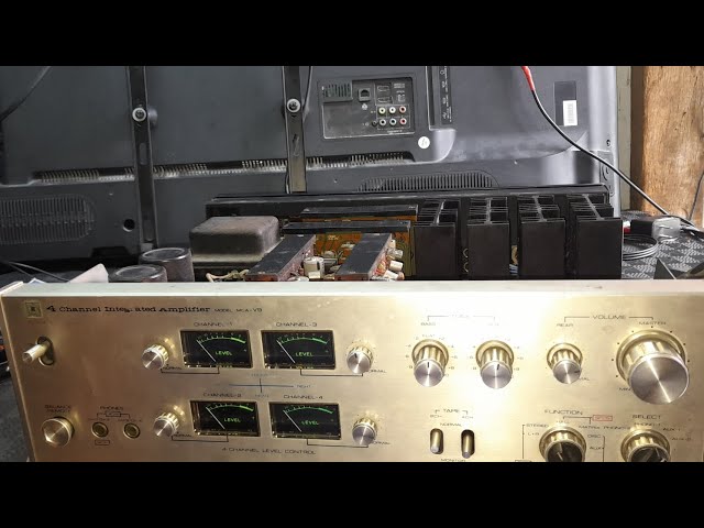Inside the Victor MCA -V9 4channel Integrated Amplifier - YouTube