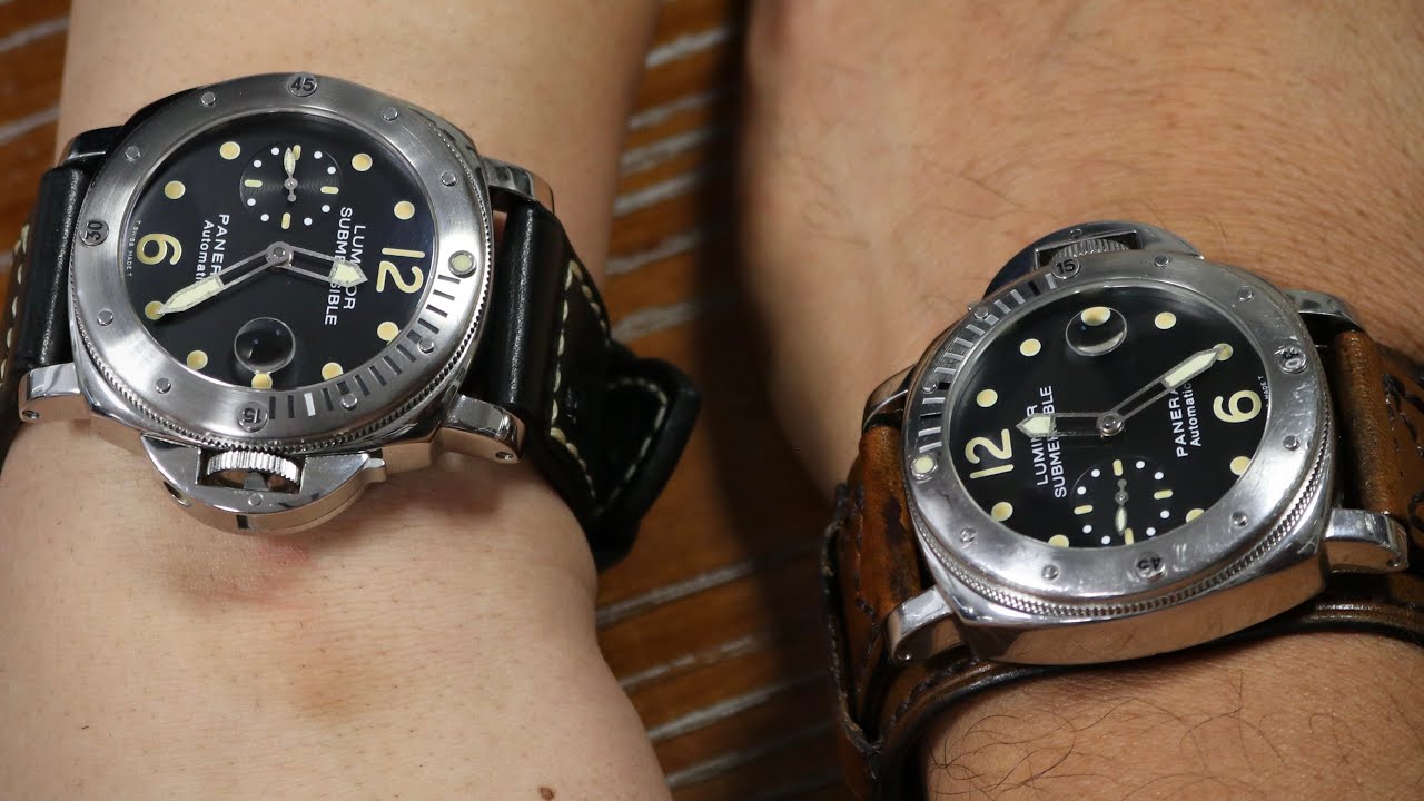 パネライ】歴史を感じさせるサブマージブル×M74ストラップ 【松下庵