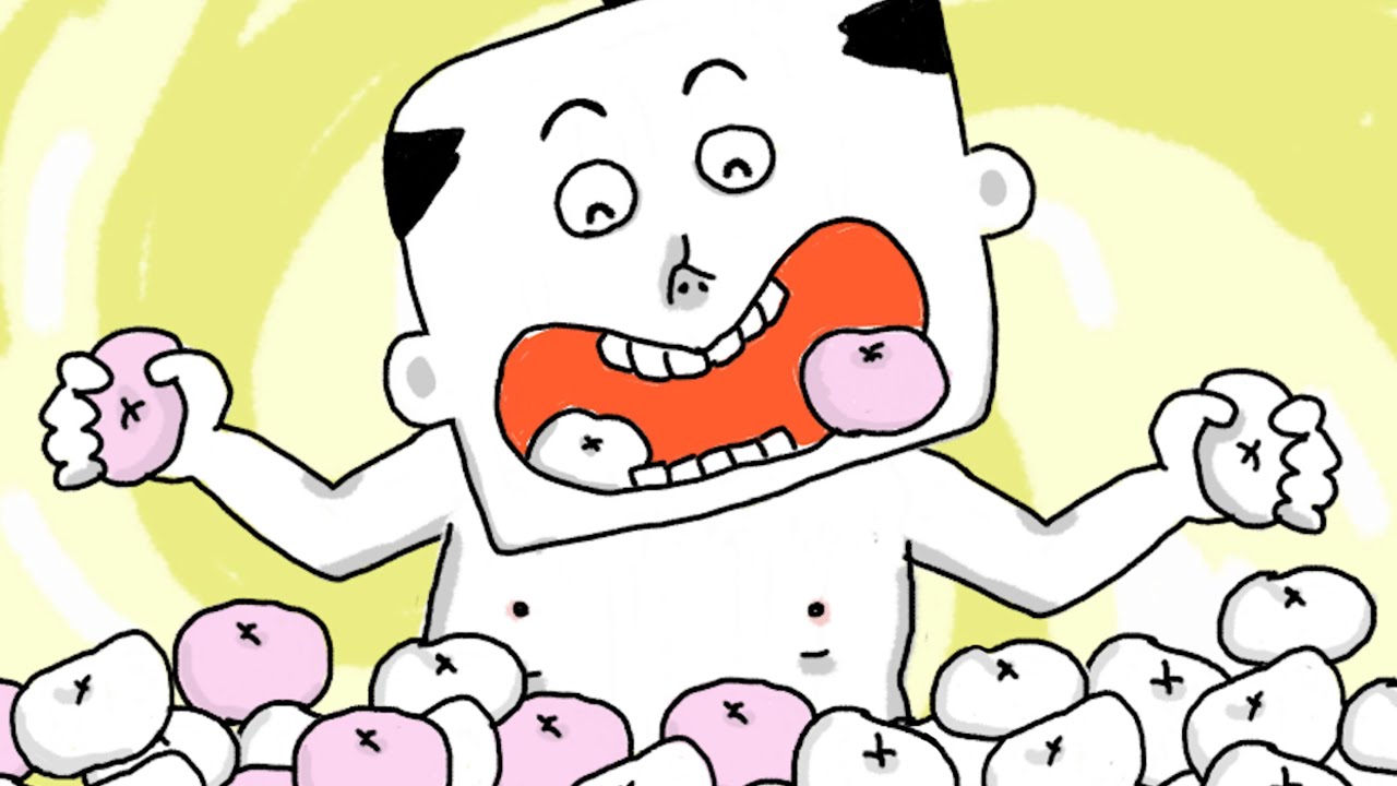 落語アニメ「まんじゅうこわい」（えほん寄席） - YouTube