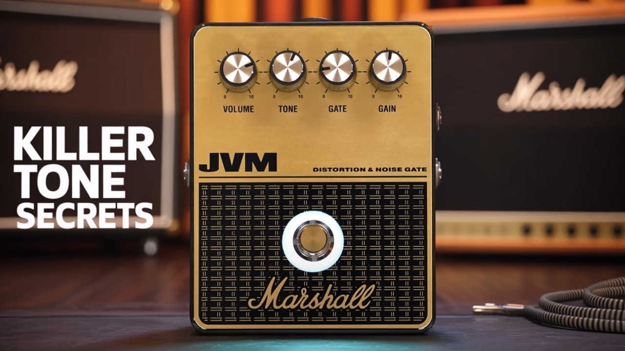 Marshall JVM Pedal Overdrive Distortion - YouTube