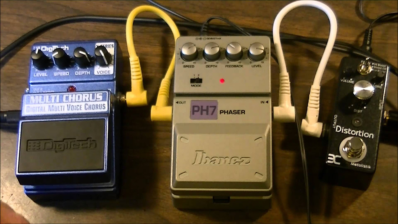 Ibanez PH7 Phaser Pedal Review - YouTube
