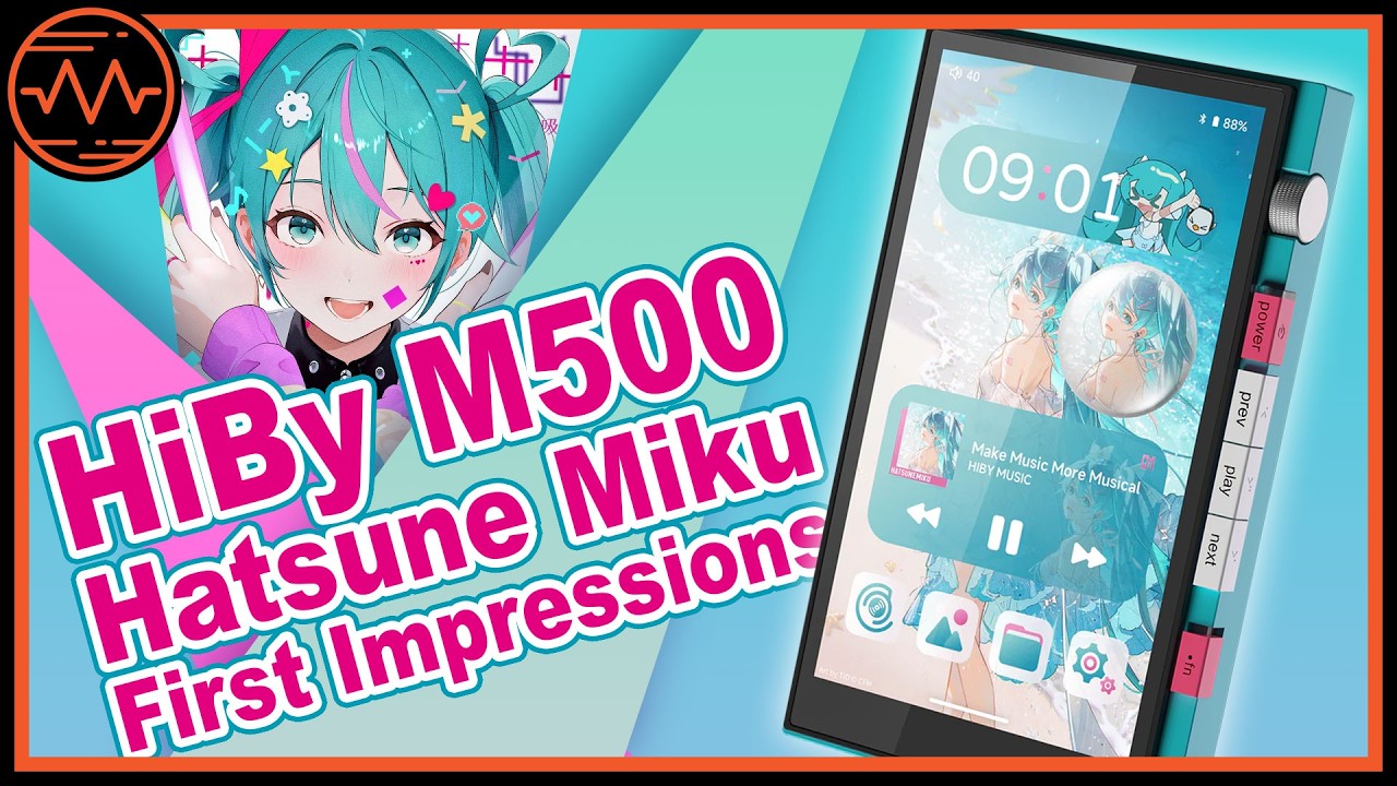Hiby M500 Hatsune Miku Edition | First Impressions - YouTube