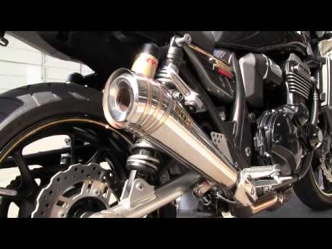 SP TADAO ZRX1200 DAEG POWER BOX MUFFLER - YouTube