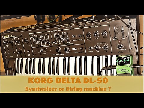 KORG DELTA DL-50 - Synthesizer or String machine ?? - YouTube