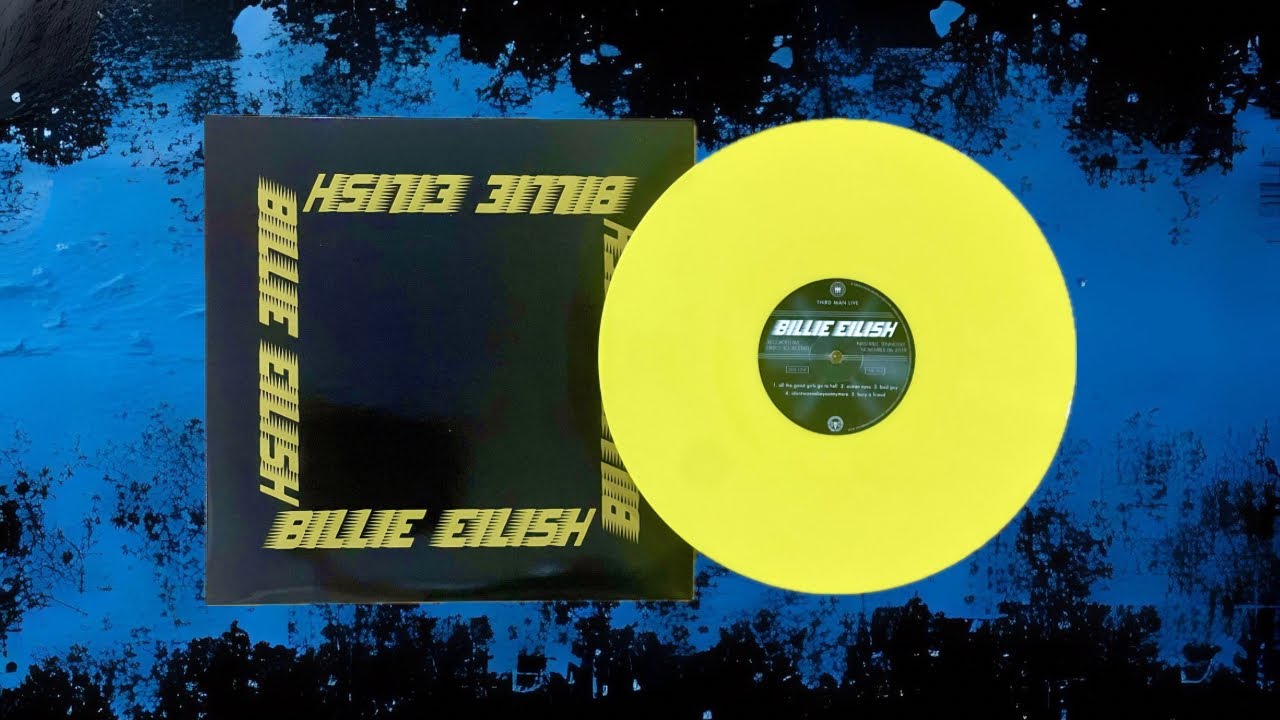 Billie Eilish - Live from Third Man Records Bootleg Opaque yellow