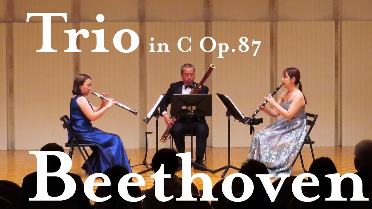 ベートーヴェン : 三重奏曲 Beethoven : Trio in C Op.87 - YouTube